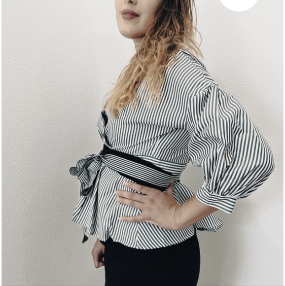 NWT WINTER STREET FASHION BUSINESS CHIC ME PUFF SLEEVE BLOUSE S:SMALL-LARGE - Picture 10 of 13